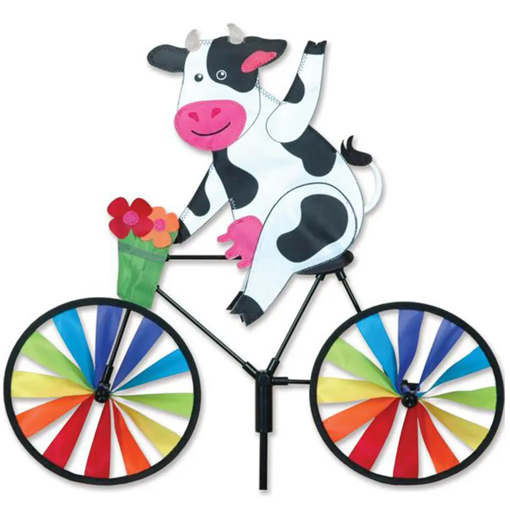 Wetterfahne Premier Kites Bike Spinner Cow - Vache