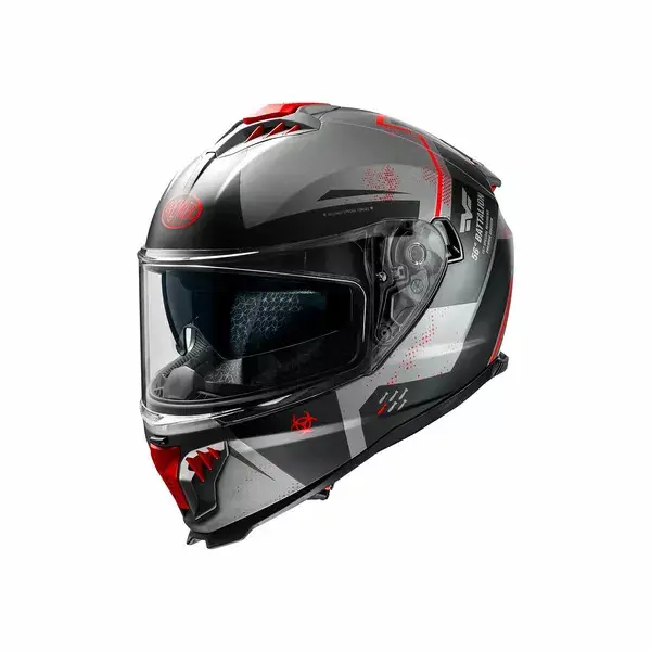 Motorrad-Integralhelm Premier Typhoon 17BM