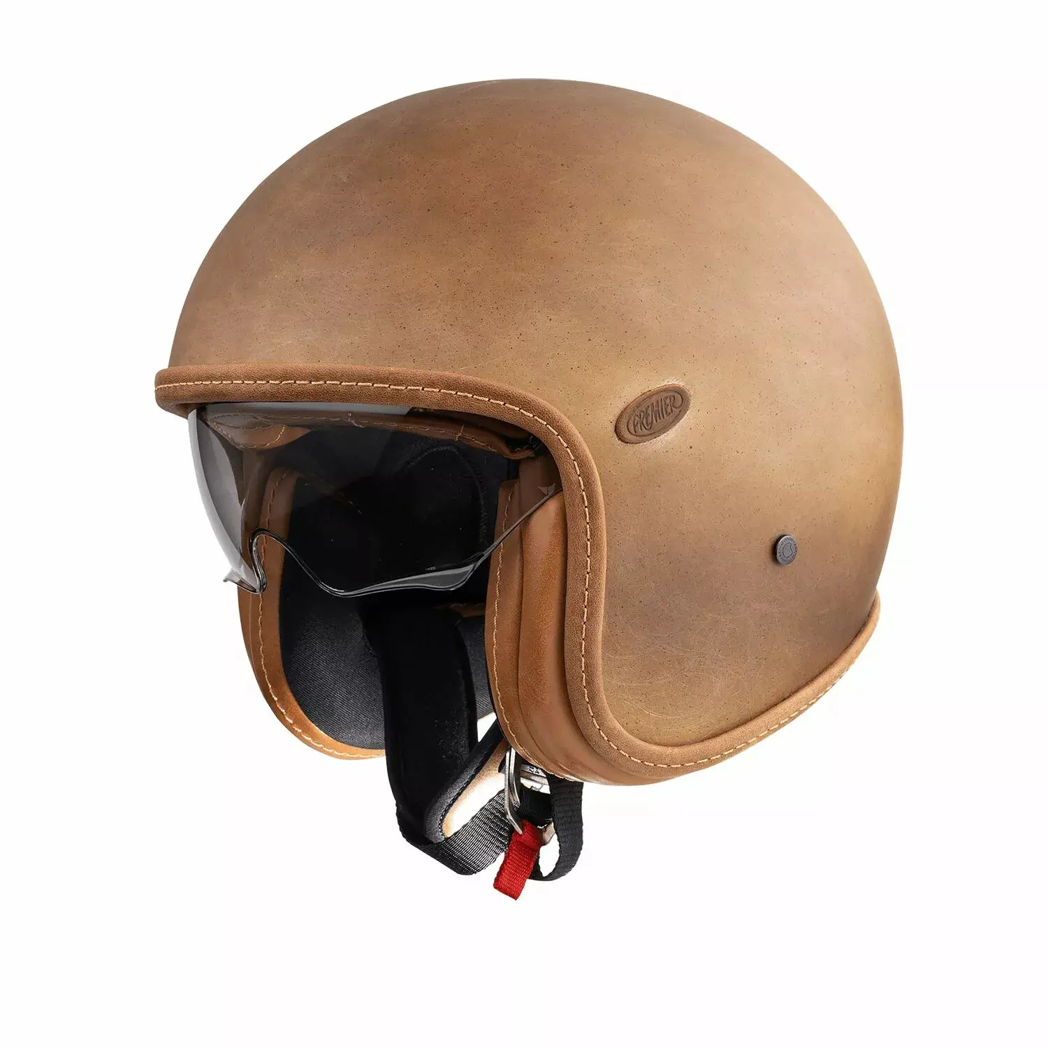 Jet-Motorradhelm Premier Vintage Platinum BO