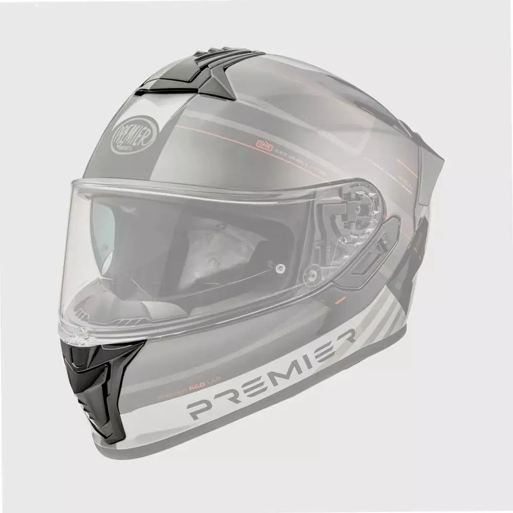 Belüftung von Motorradhelmen Premier Evo SP92