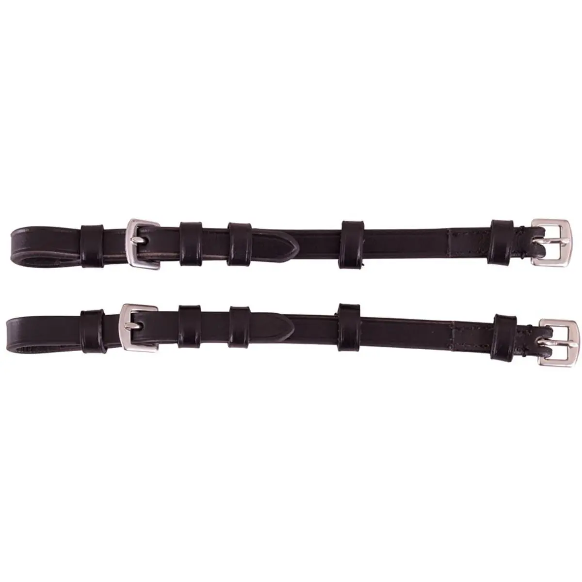Pair of stainless steel loop flange uprights Premiere