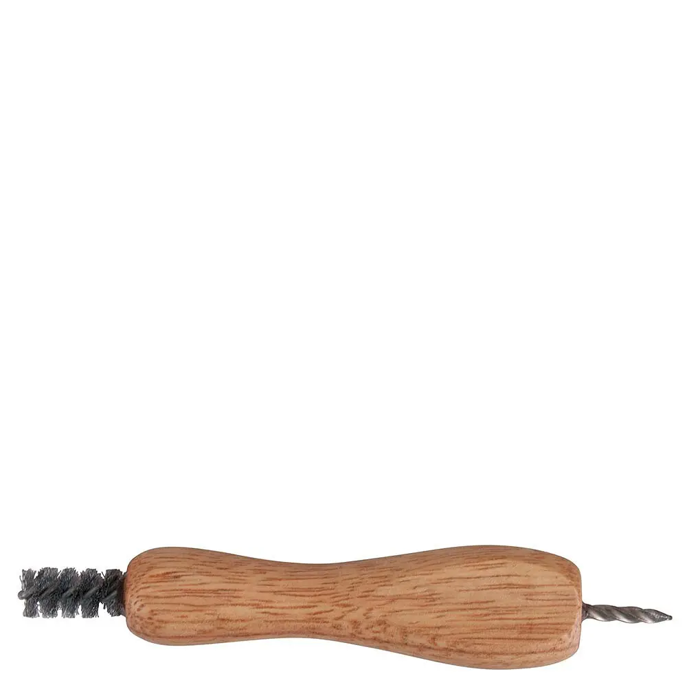 Cleat hole brush with stainless steel scraper Premiere