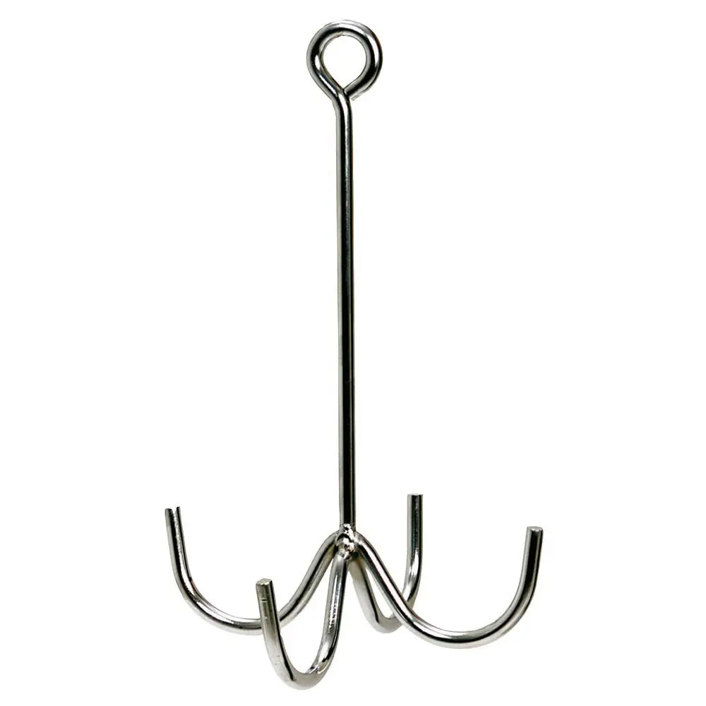 Chrome Bridle Rack with 4 hooks Premiere
