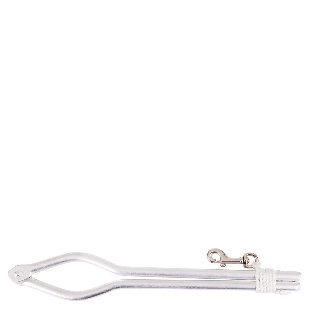 Aluminium horse nose bend with nylon rope and snap hook Premiere
