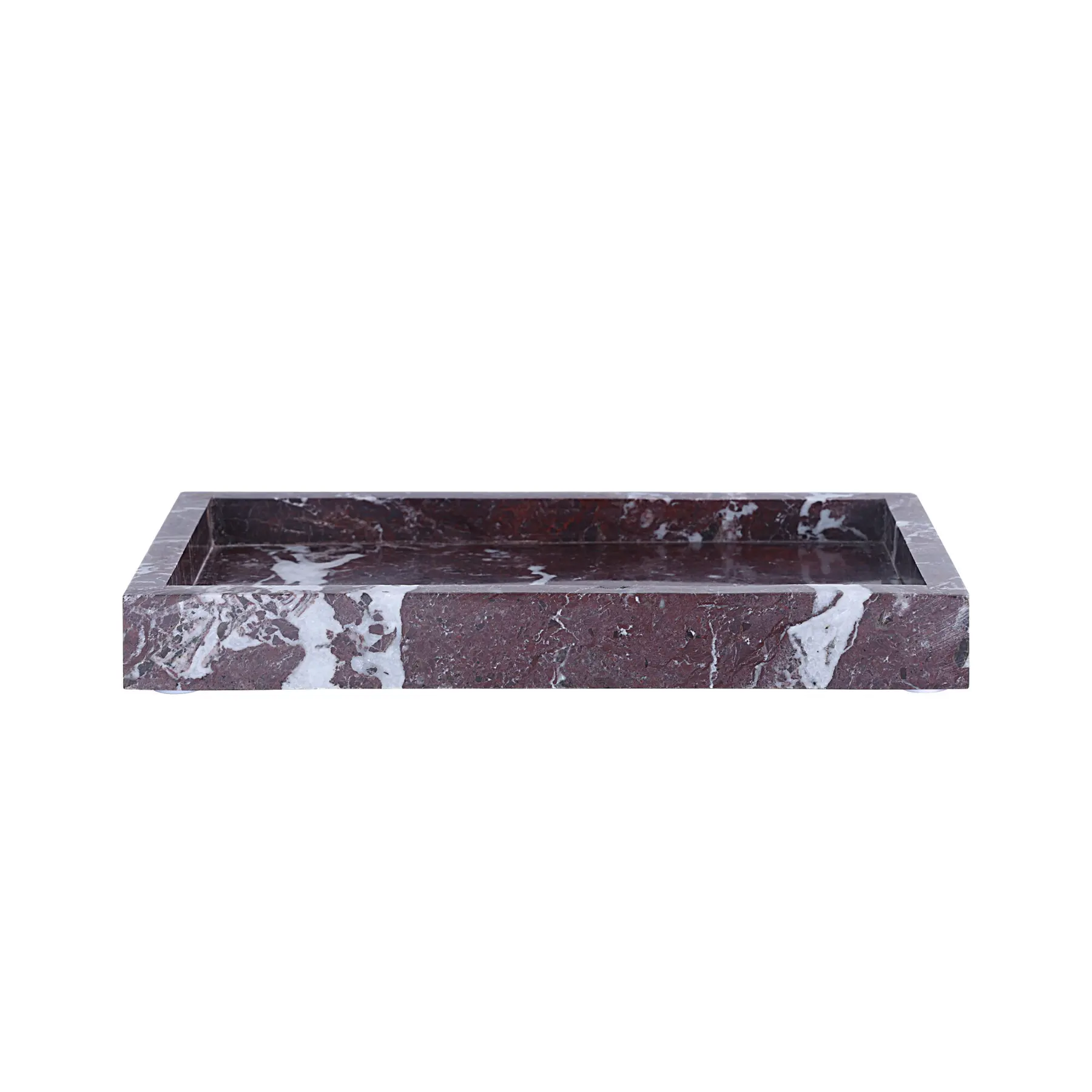 Present Time Dienblad Lazio - Bordeauxrood - 25x15x3cm - Scandinavisch