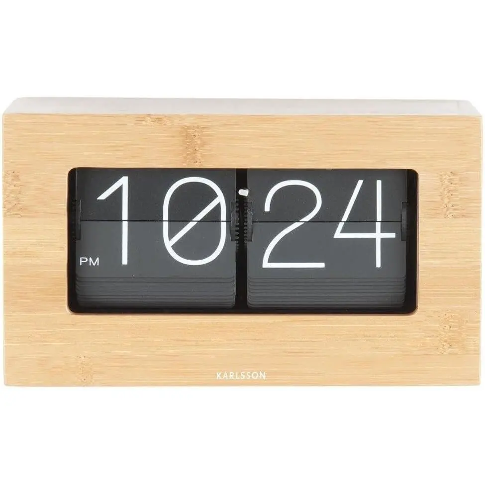 Horloge murale et de table Present Time Boxed Flip Horloge murale et de table Present Time Boxed Flip