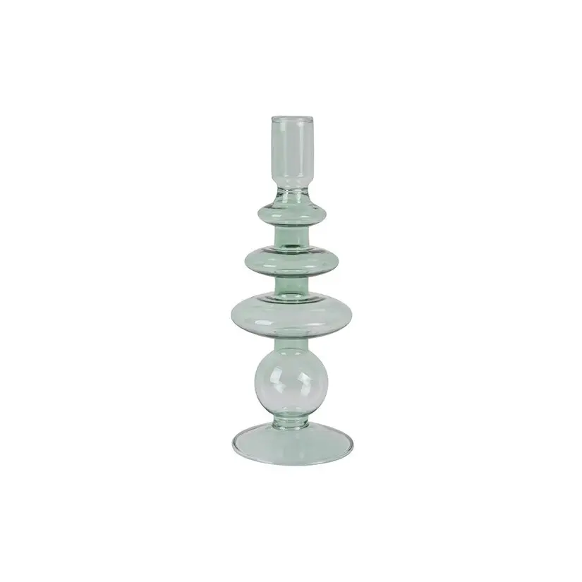 Bougeoir verre Present Time Art Rings Large Bougeoir verre Present Time Art Rings Large