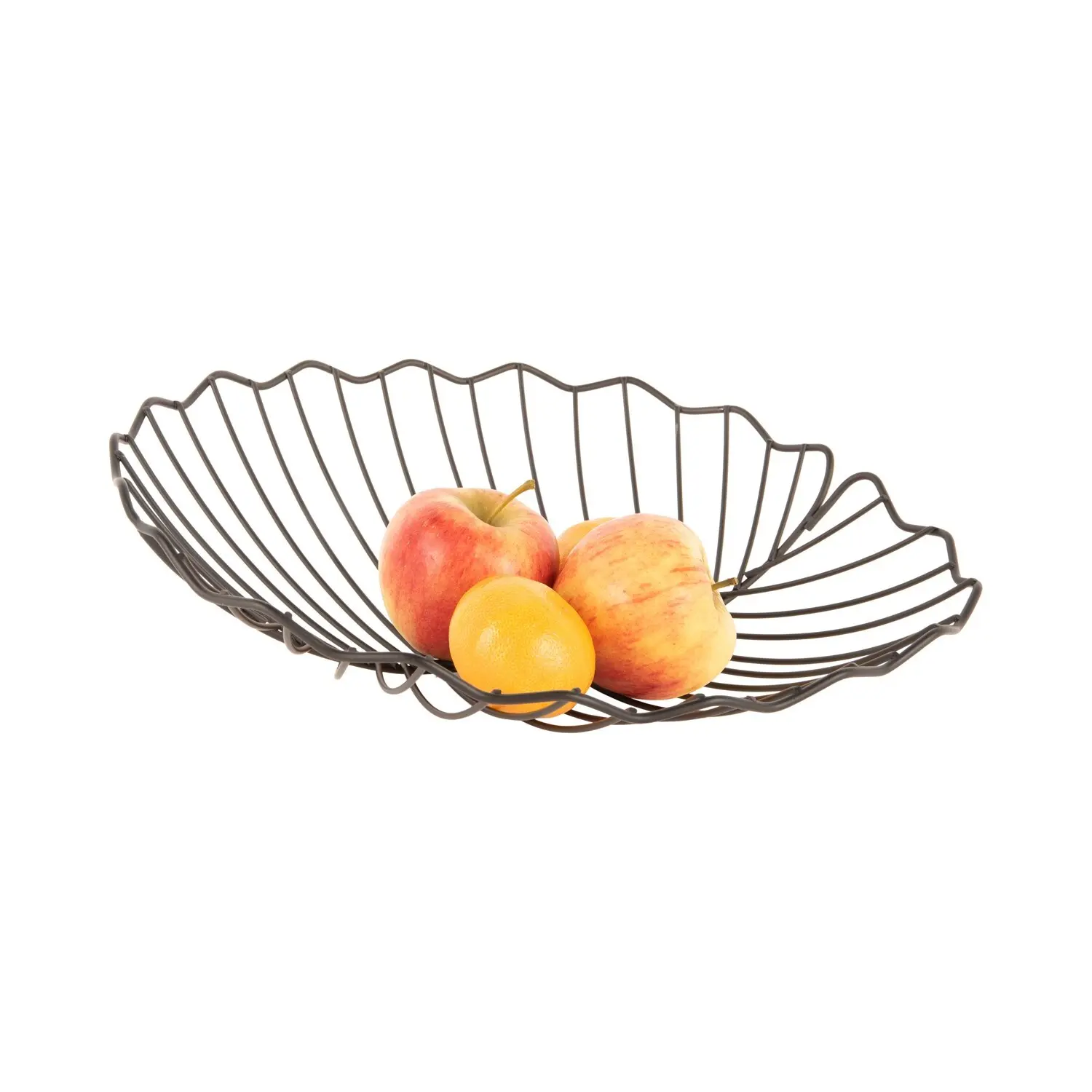 Corbeille à fruits feuille de fer Present Time
