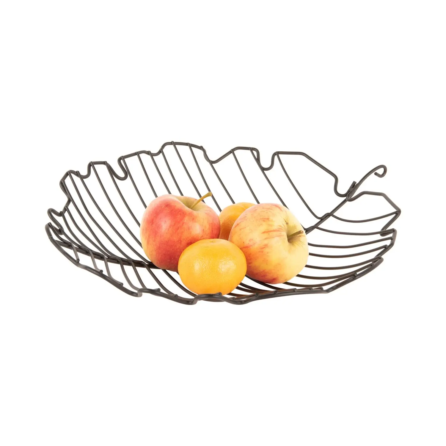 Corbeille à fruits feuille de fer Present Time Large