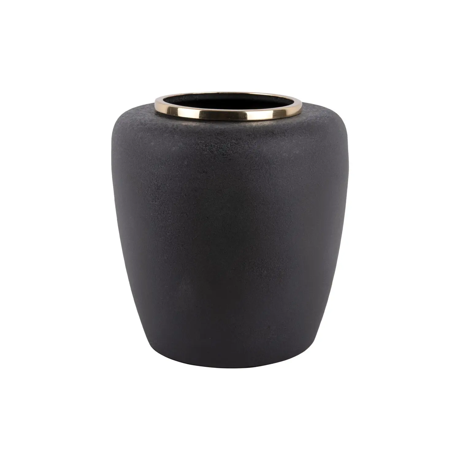 Texturierte Metallvase Present Time Dex