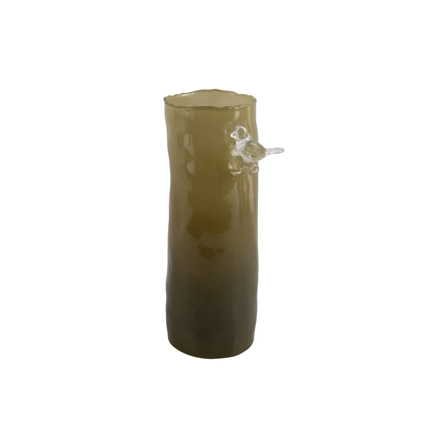 Große Vase Present Time Bird On Branch