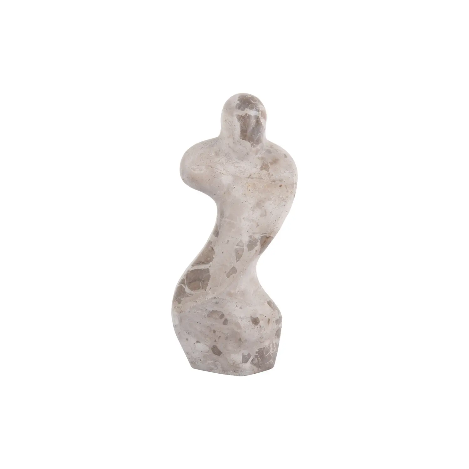 Present Time Unisex Marron Statuette Female Abstract
