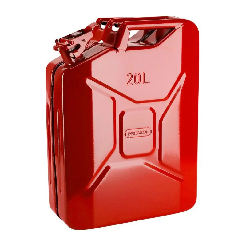 Jerrycan Benzin Treibstoff Metal Armee Typ us Pressol