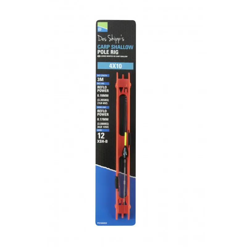 Vlotter Preston Carp Shallow Pole Rig