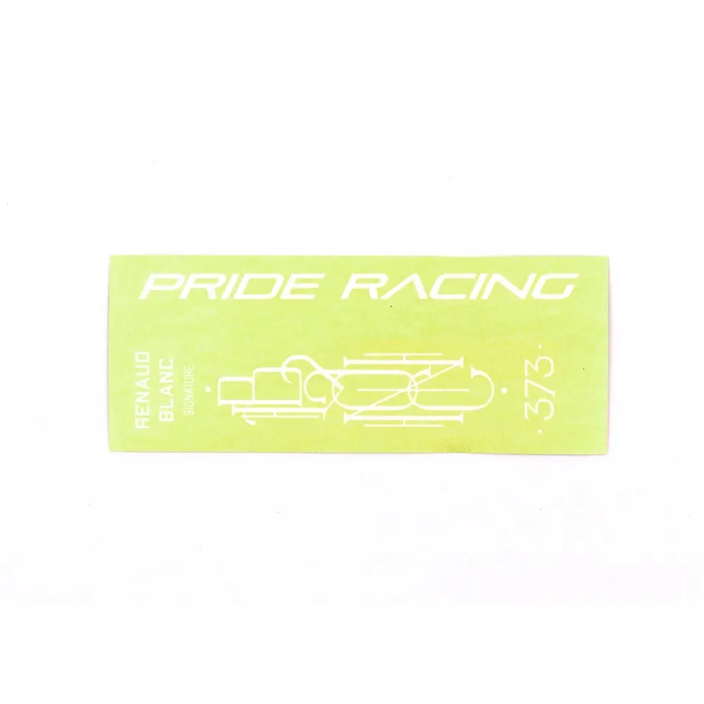 Komplettes Stickerpaket Pride Racing 373 - 7"/ 7.5"