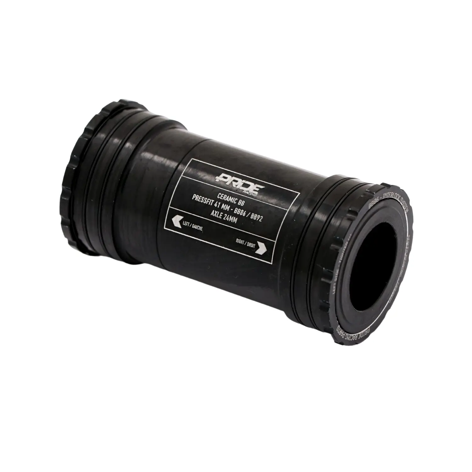 Tretlagergehäuse aus Keramik Pride Racing BB86 Interlock
