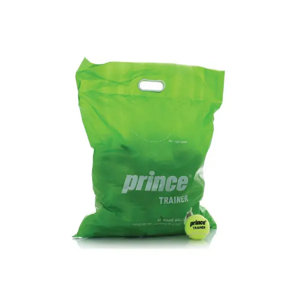 Beutel mit 60 Tennisbällen Prince Trainer