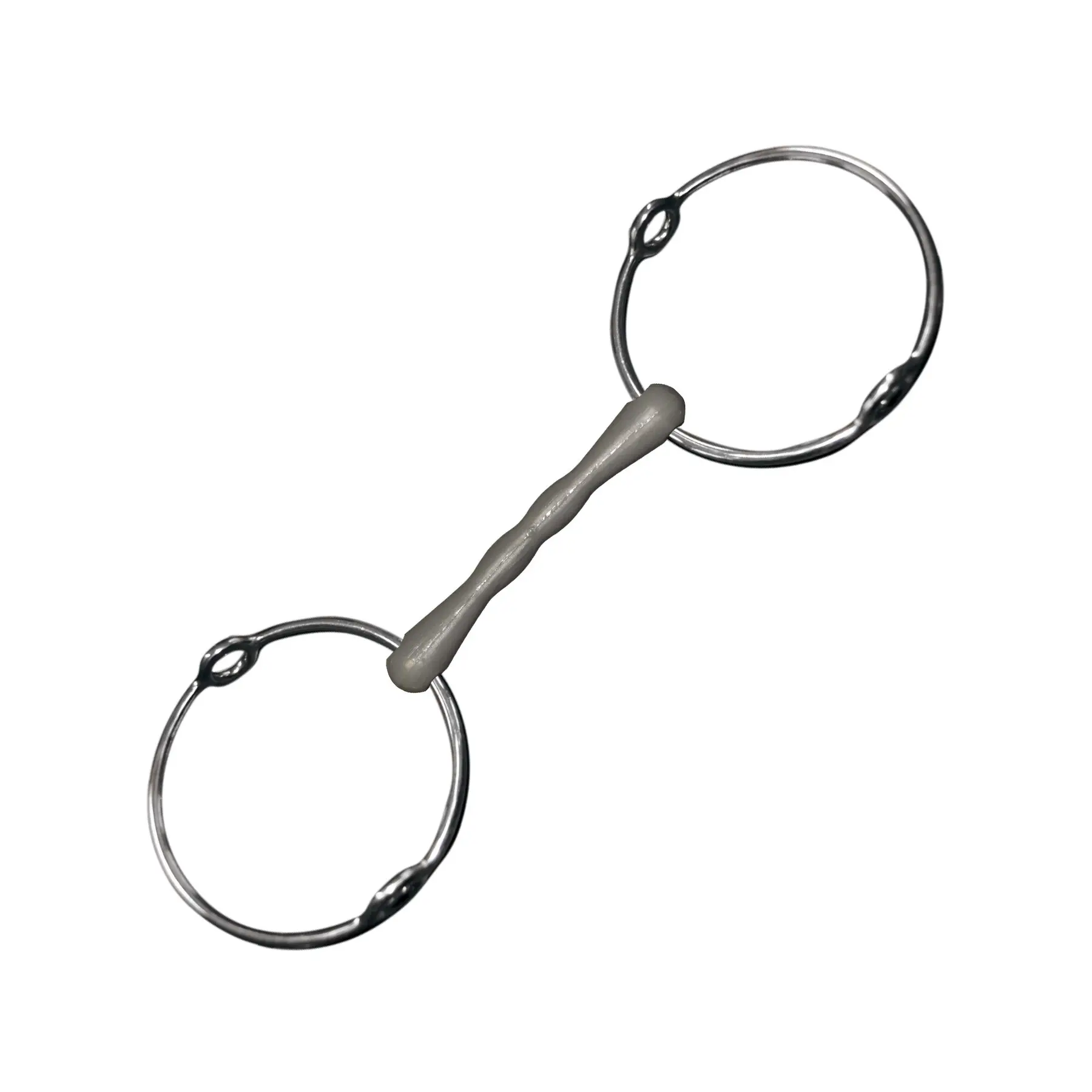 Large ring snaffle bit for resin horse Privilège Equitation