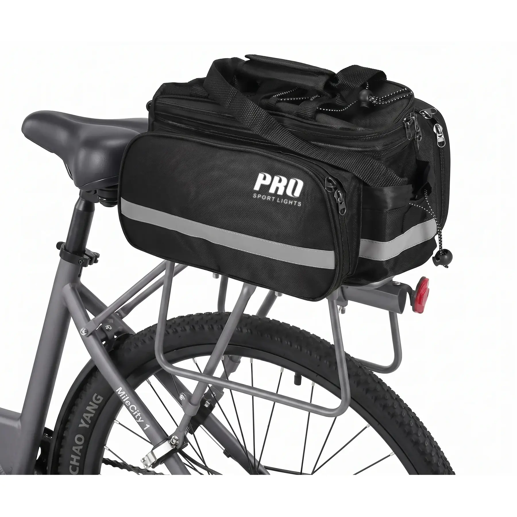 Wasserdichte Hintertasche mit Regenschutz Pro Sport Lights