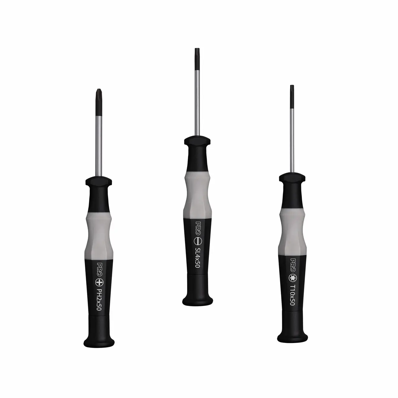 Set fijne schroevendraaiers Pro (x3)