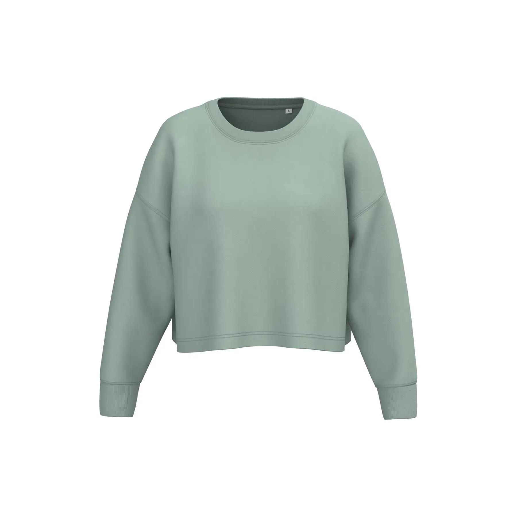 Damen Cropped Rundhals-Sweatshirt Proact
