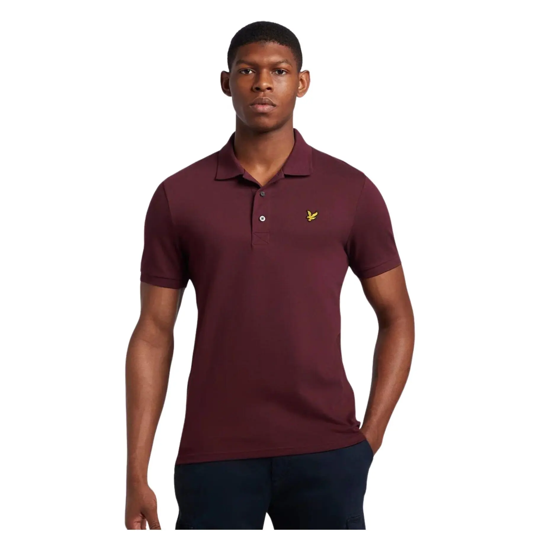 Einfarbiges Poloshirt Lyle & Scott