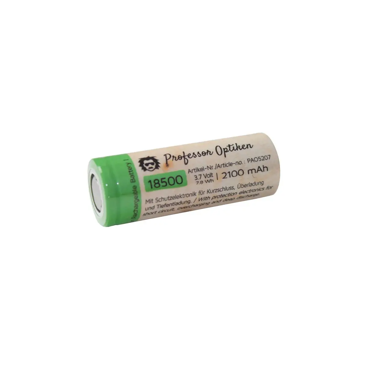 Batterij Professor Optiken Accu Lilo 18500