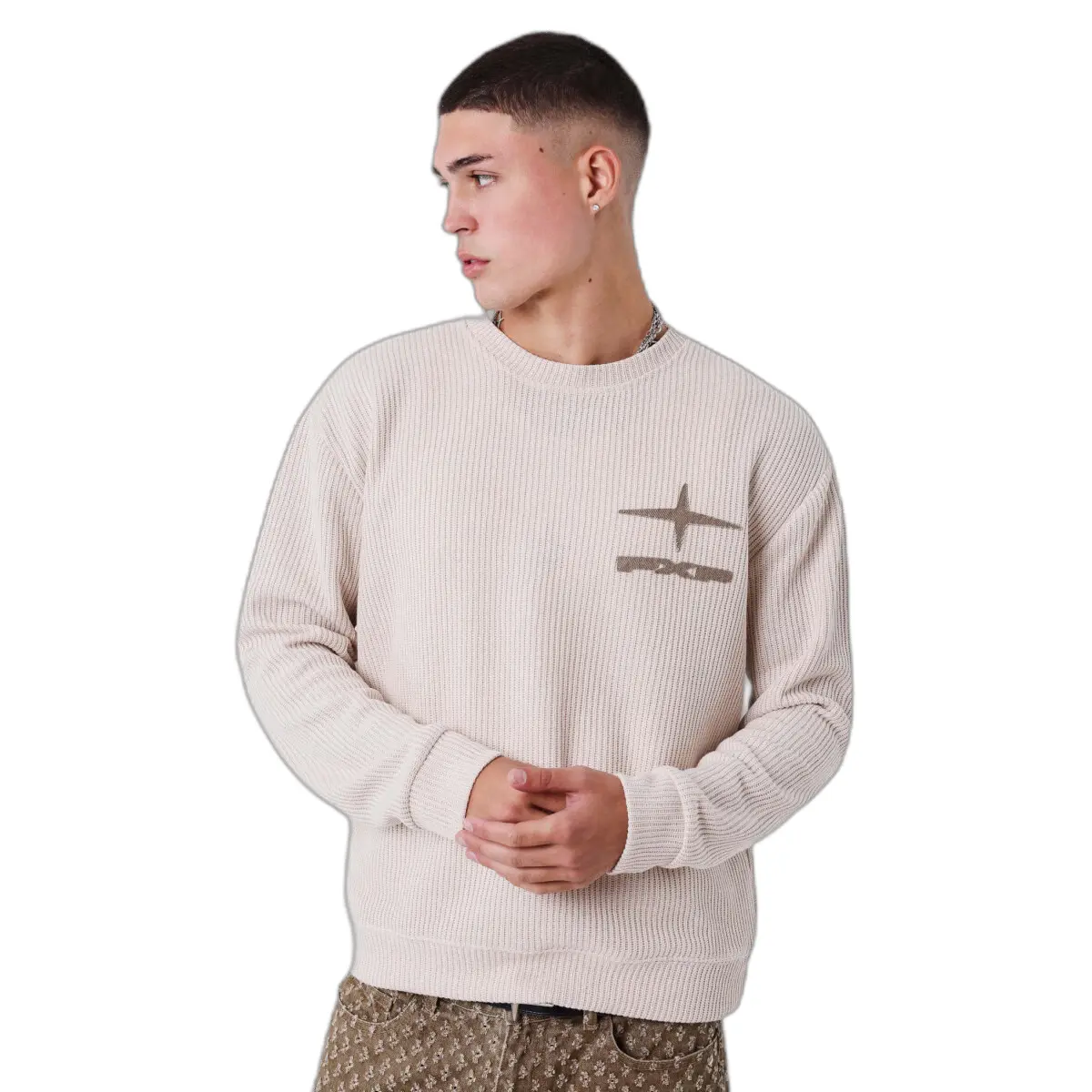 Maglione a girocollo Project X Paris Patch Polaris