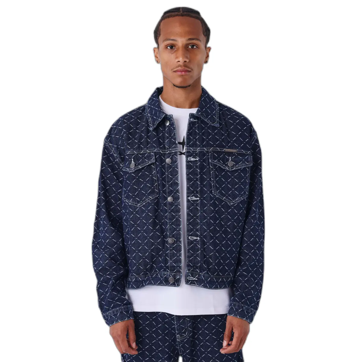 Jeansjacke Project X Paris Western