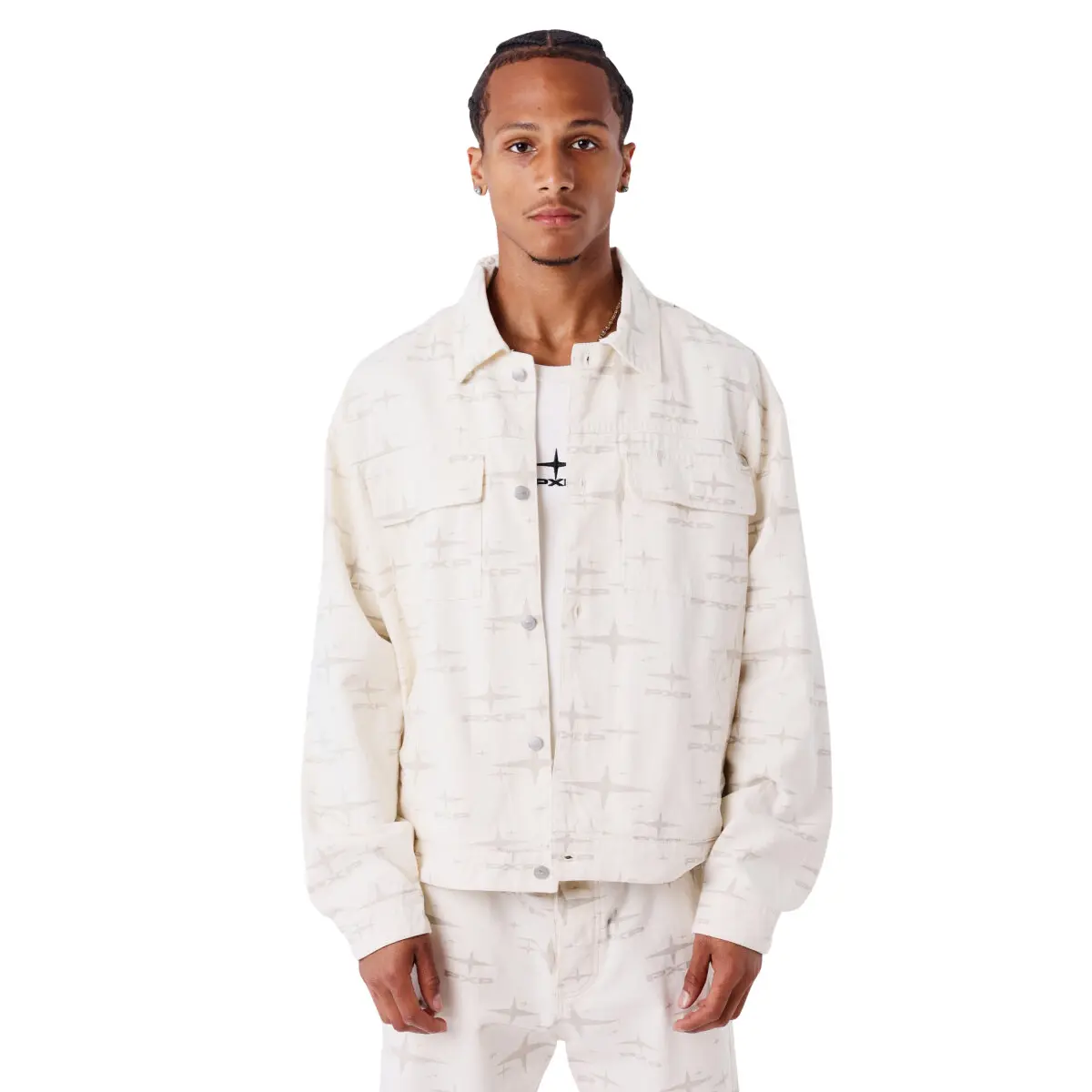Giacca di jeans Project X Paris Milkyway