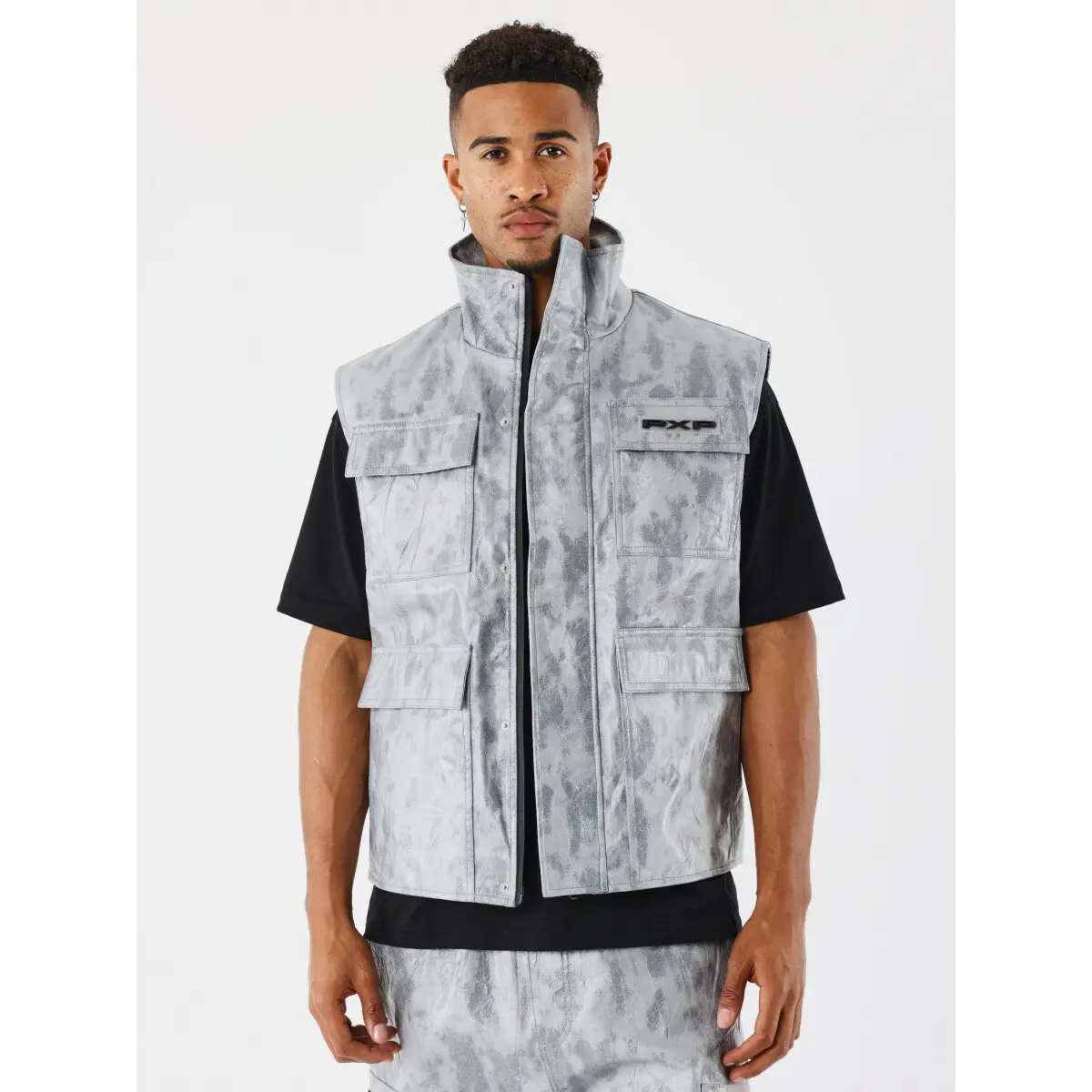 Gilet senza maniche con tasca erosione Project X Paris