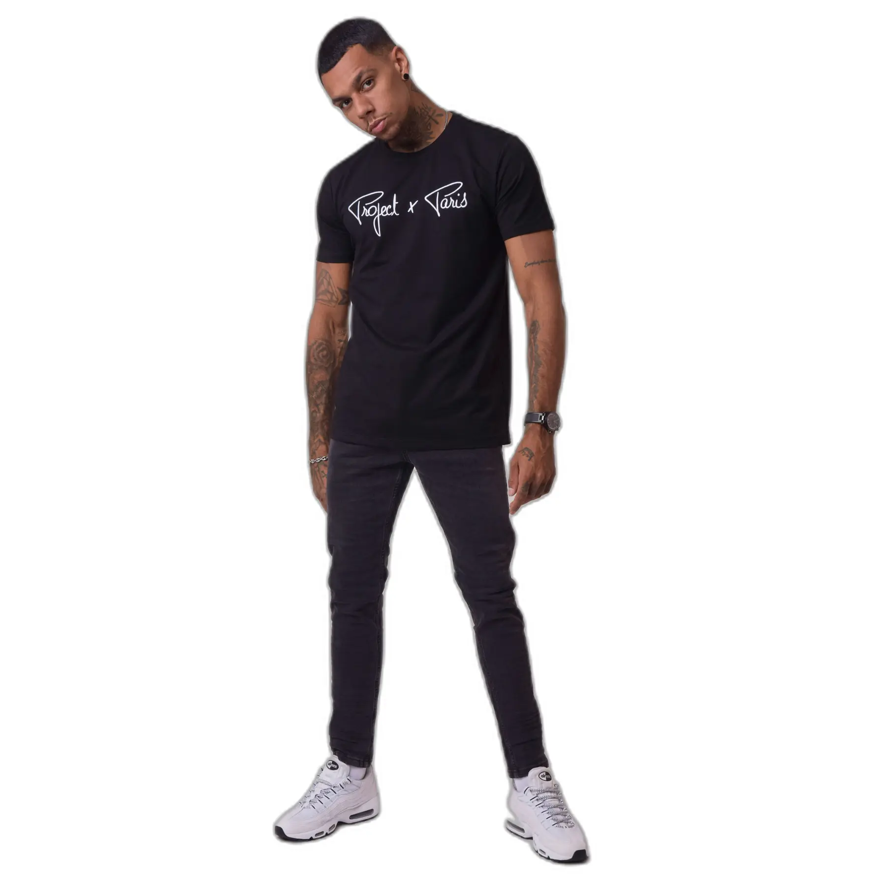 T-shirt Project X Paris Logo basic broderie