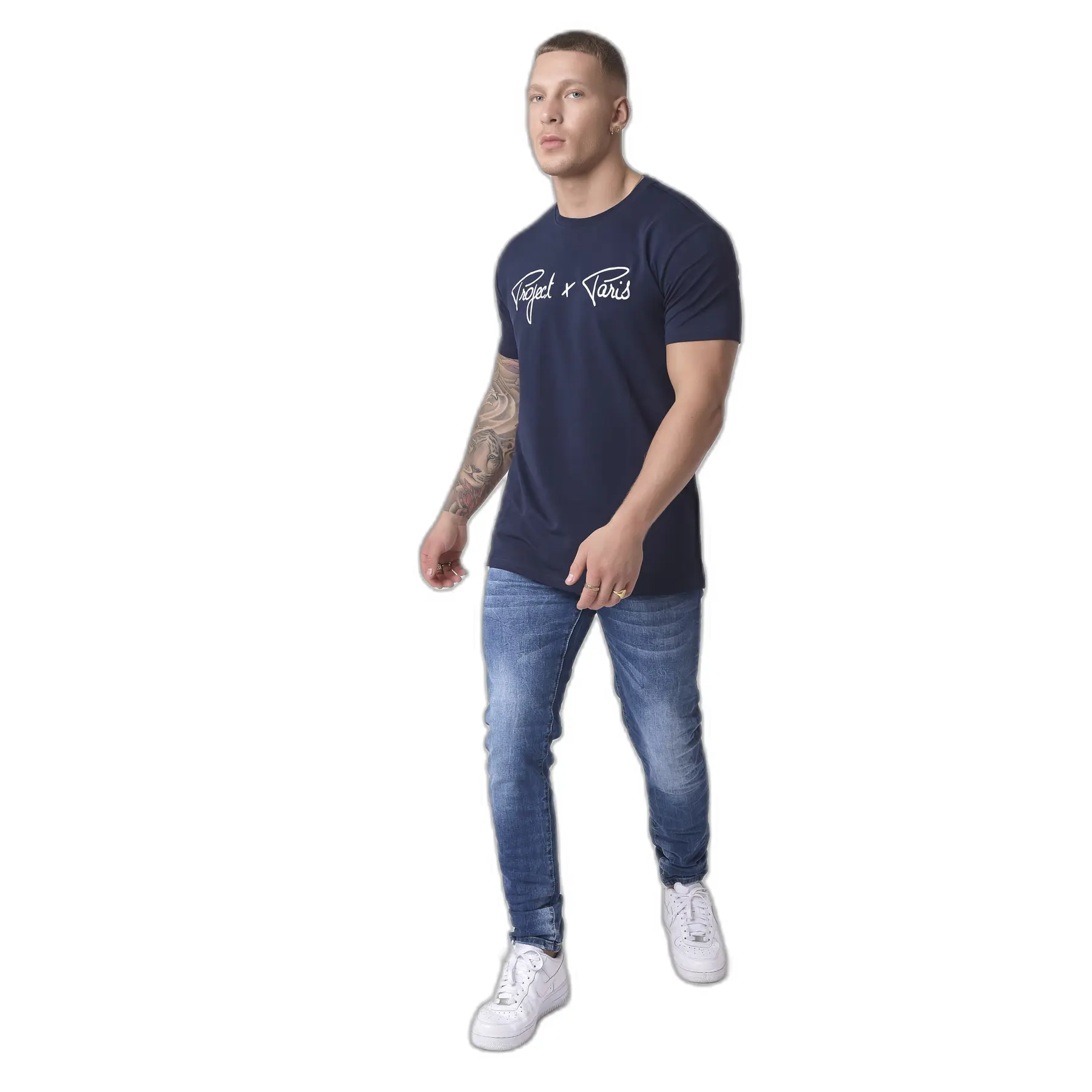 T-shirt Project X Paris Logo basic broderie