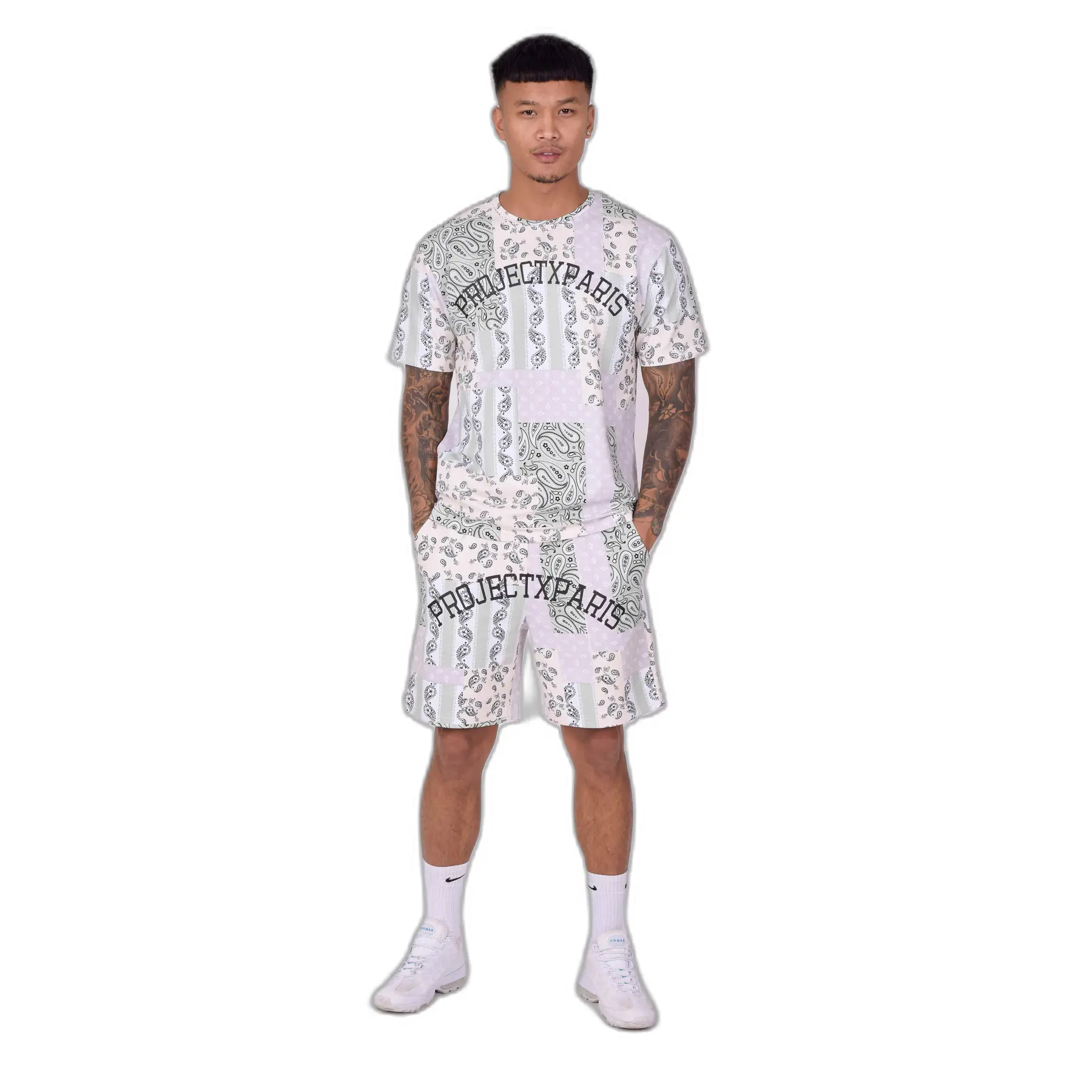 Pantaloncini con motivo Project X Paris Bandana