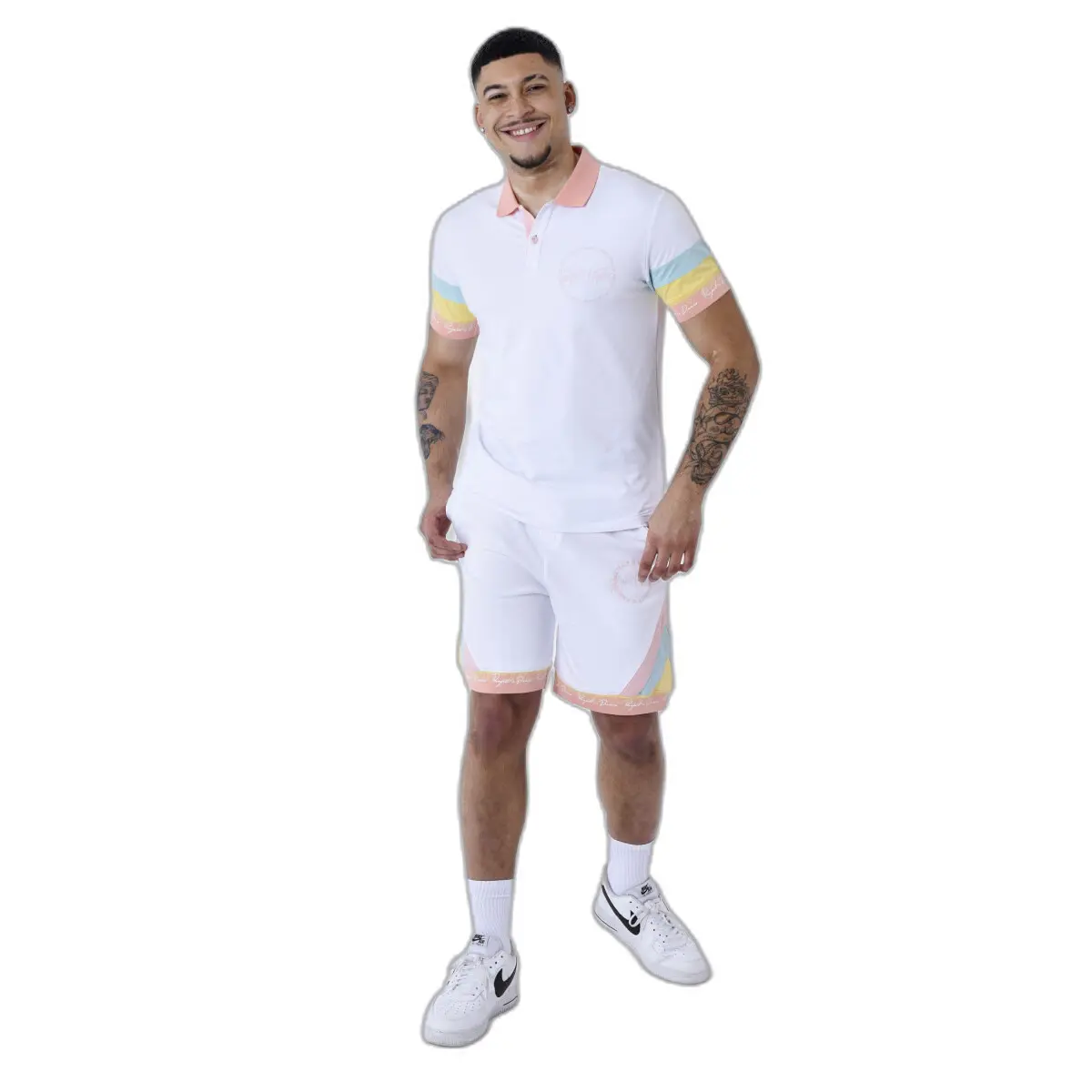 Polo a righe colorate Project X Paris