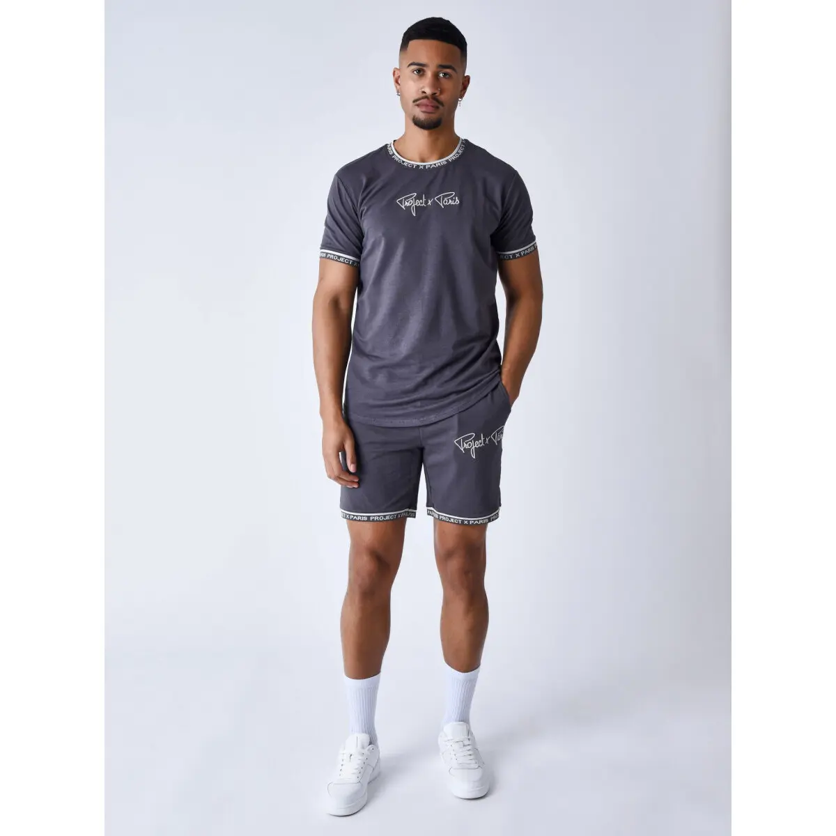 T-shirt con logo ricamato Project X Paris