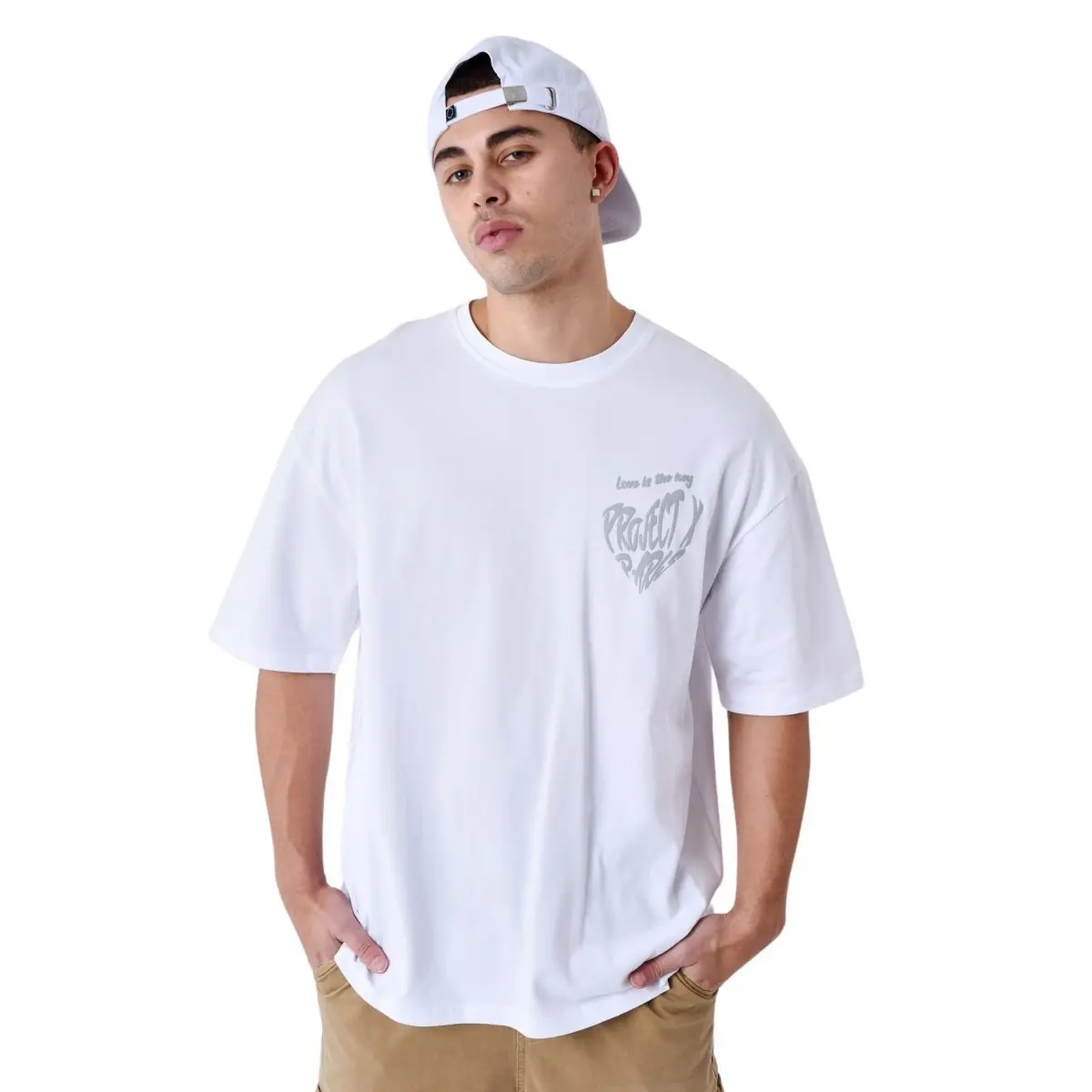 T-shirt cuore di Project X Paris
