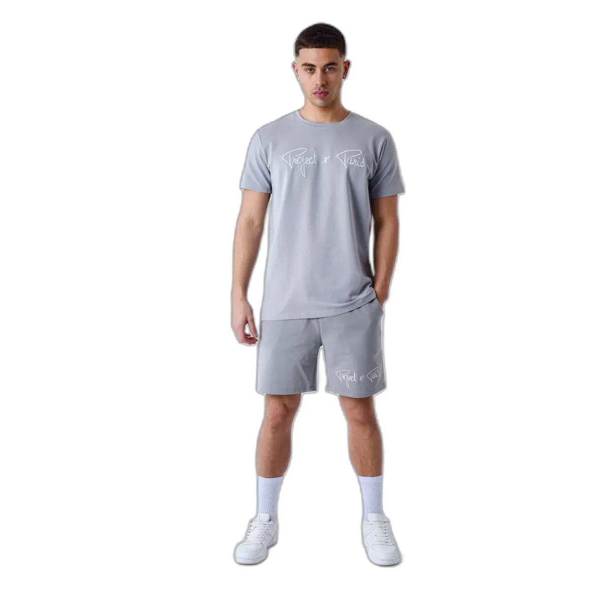 Pantaloncini di base con ricamo del logo Project X Paris