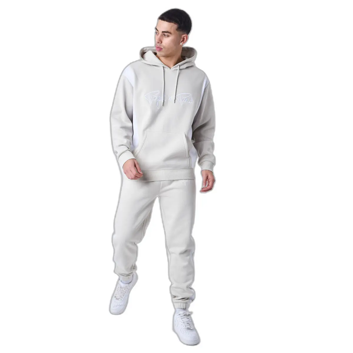 Pantaloni da jogging con bande bianche Project X Paris