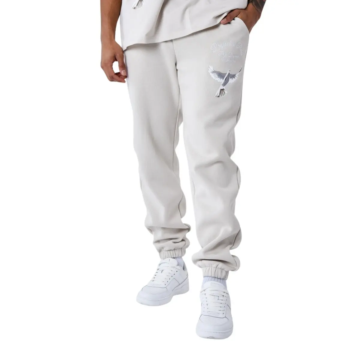 Pantaloni della tuta con motivo di colombe Project X Paris