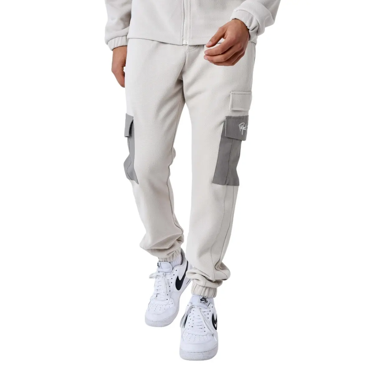 Jogginghose aus zwei Materialien mit Taschen Project X Paris