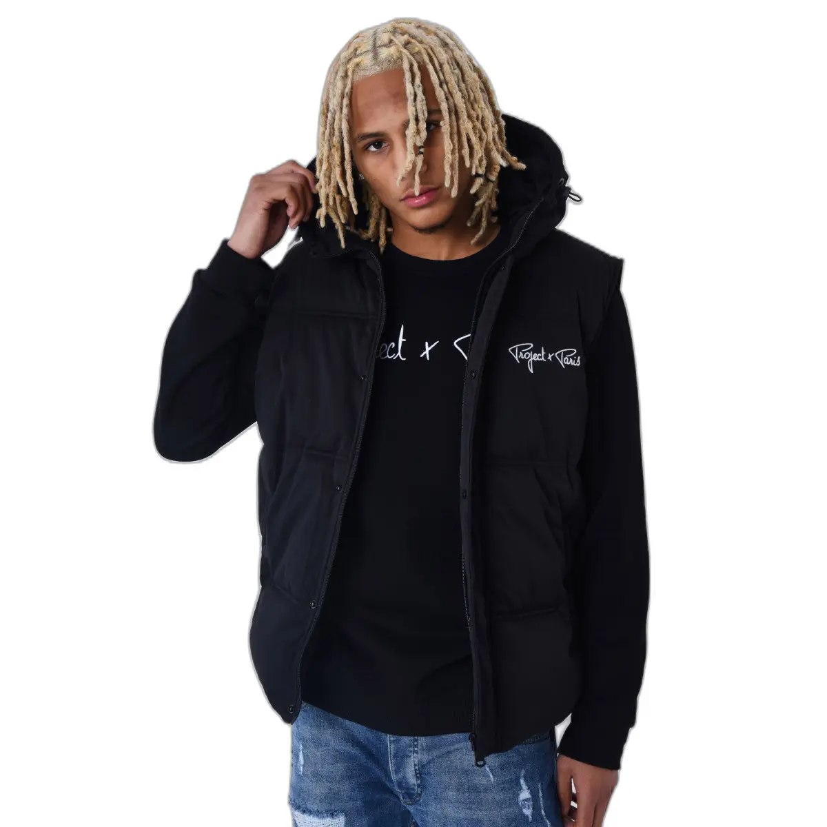 Gilet con cappuccio Project X Paris