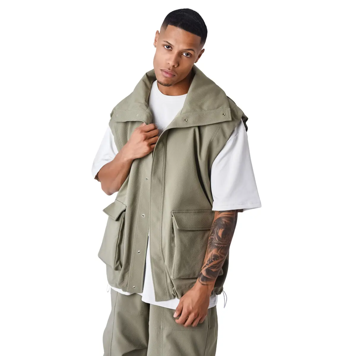 Gilet oversize con tasche Project X Paris