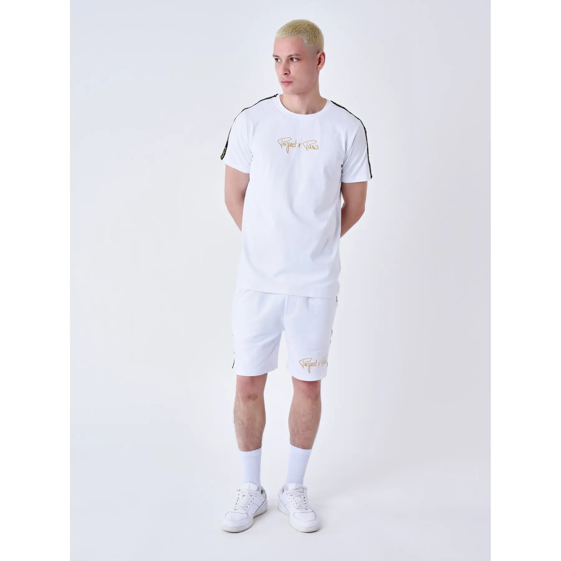 Project X Paris Hombre Blanco Short - Para - Imagen 2