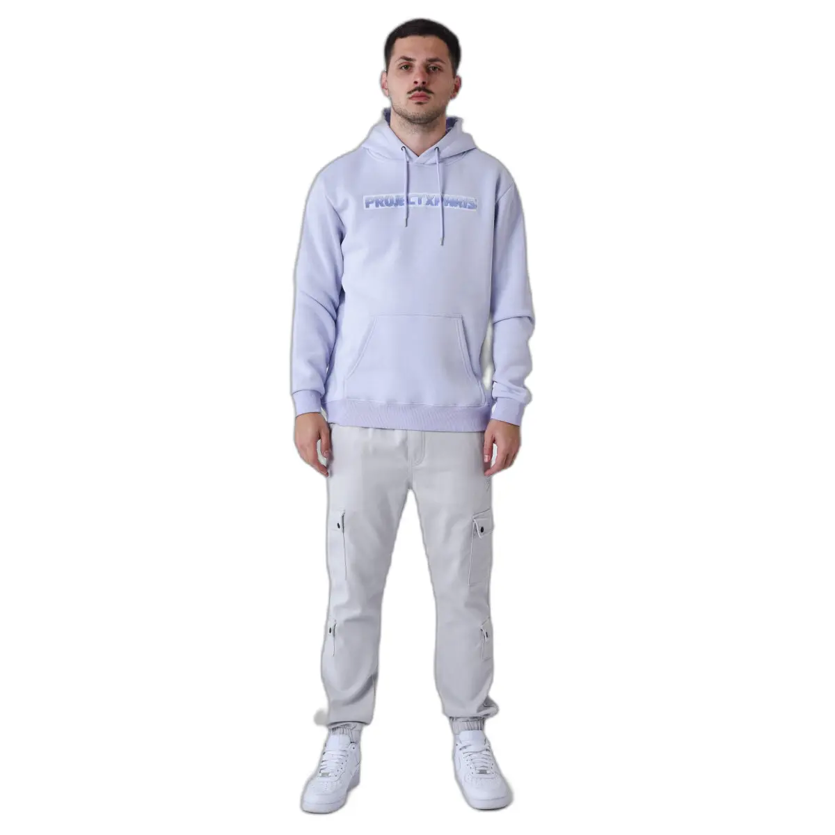 Kapuzensweatshirt mit Logo auf der Brust Project X Paris