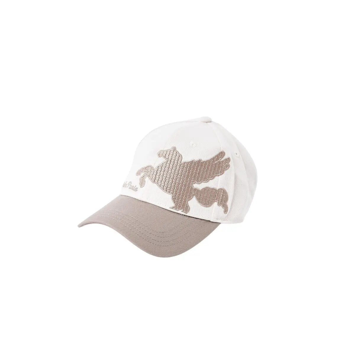 Cappellino da baseball bicolore con ricamo testurizzato Pegaso Project X Paris