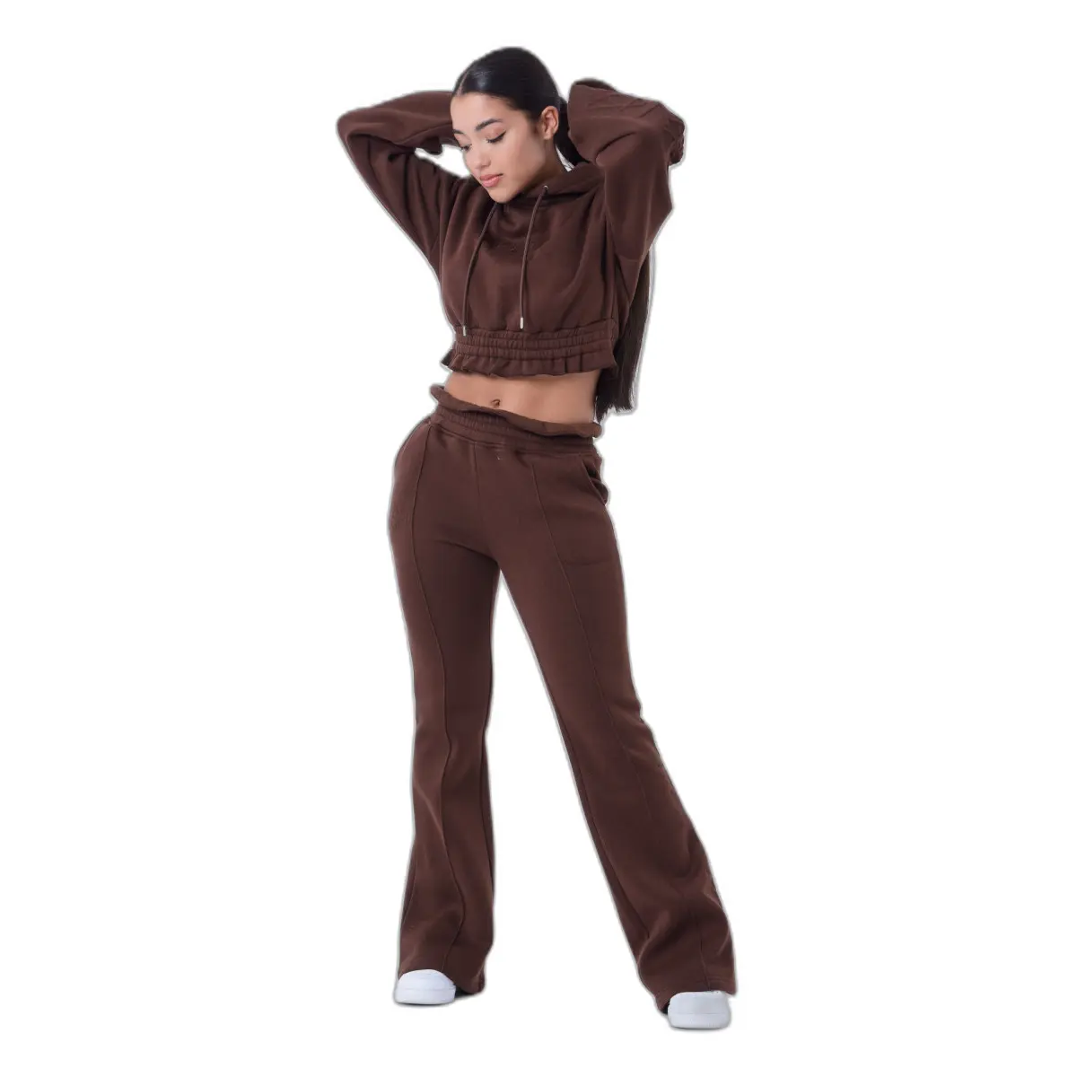Pantaloni jogger a zampa d'elefante donna Project X Paris