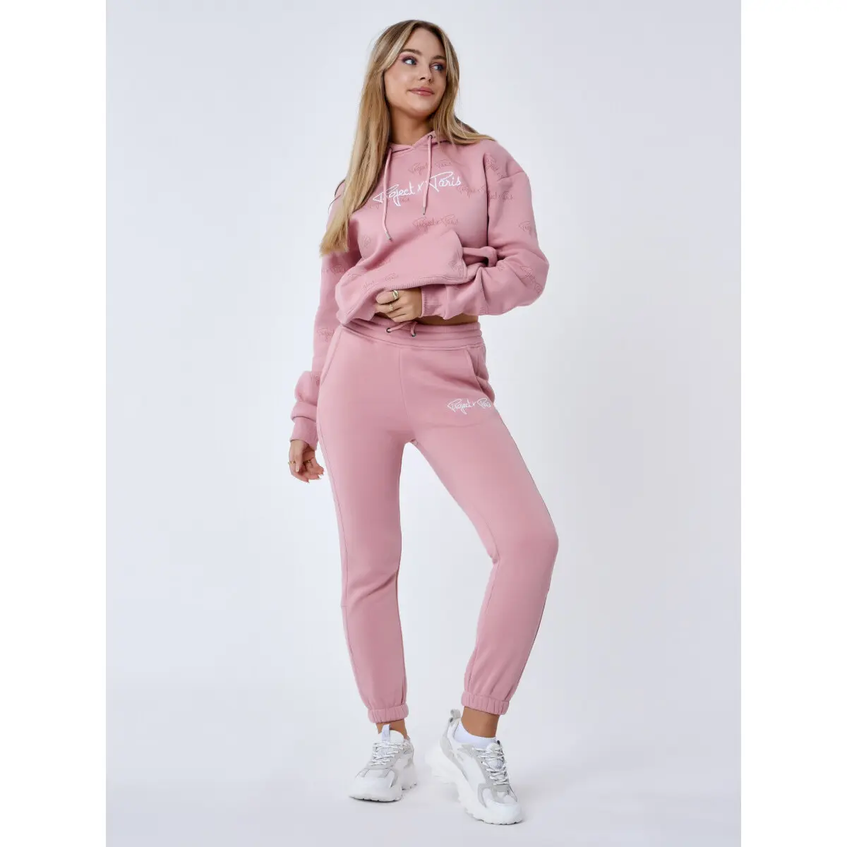 Pantaloni da jogging con bande donna Project X Paris All Over Signature