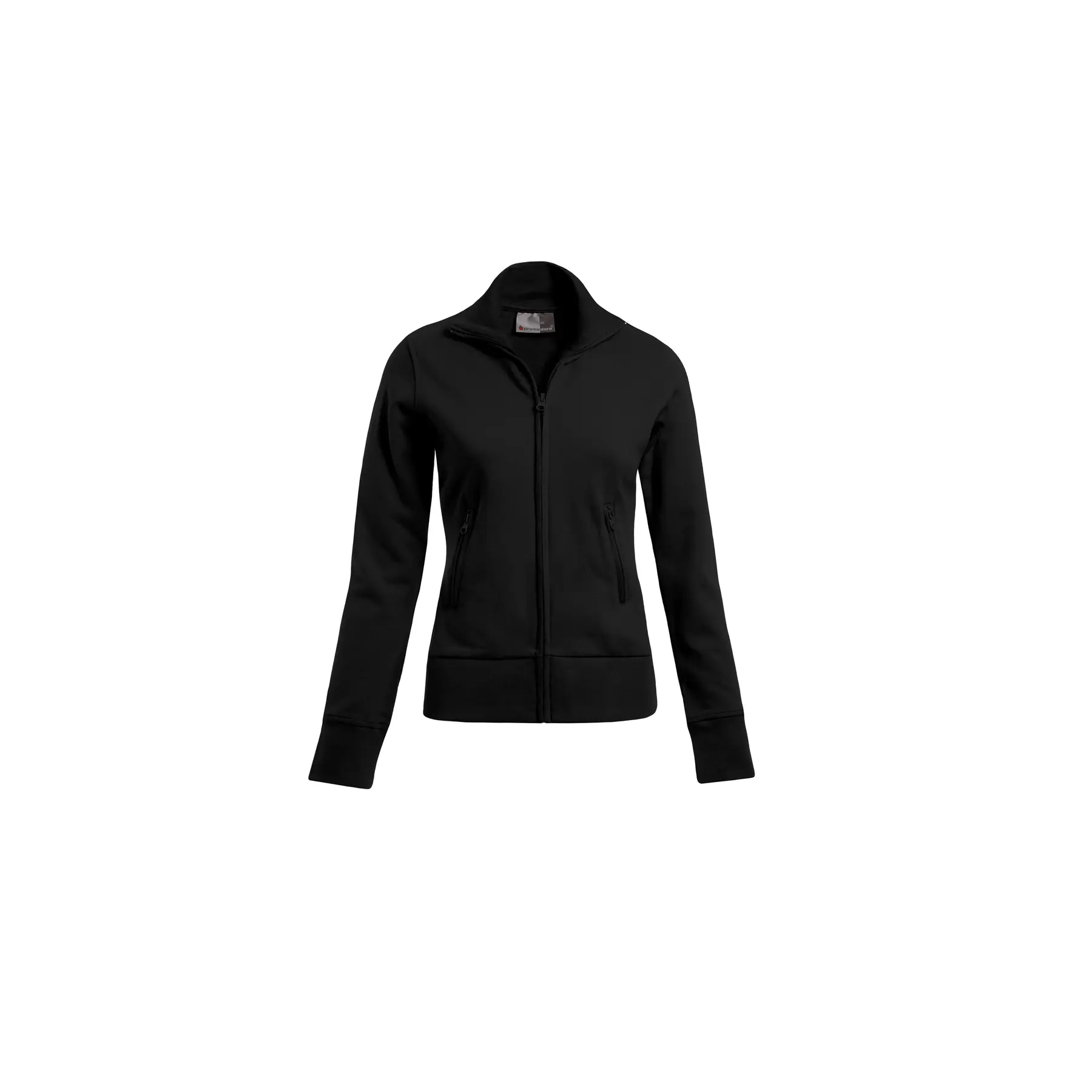 Felpa con zip e colletto alto donna Promodoro