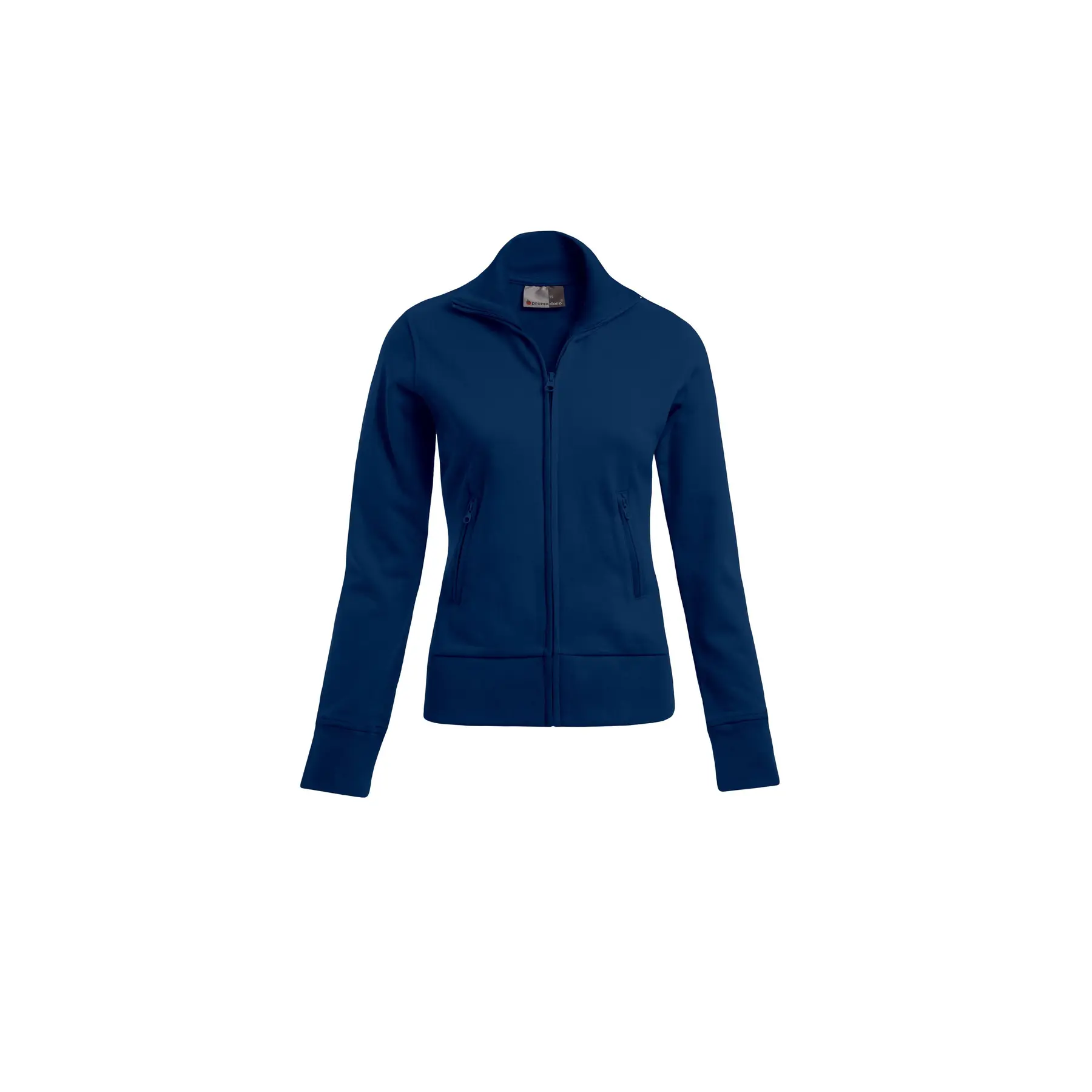 Felpa con zip e colletto alto donna Promodoro